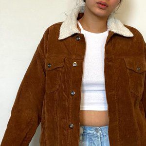 Zara corduroy coat jacket